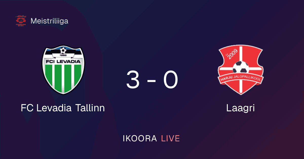Match Report: FC Levadia Tallinn vs Laagri