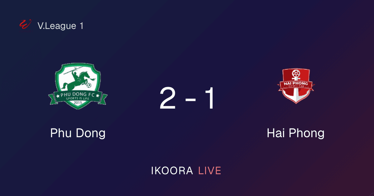 Match Report: Phu Dong vs Hai Phong