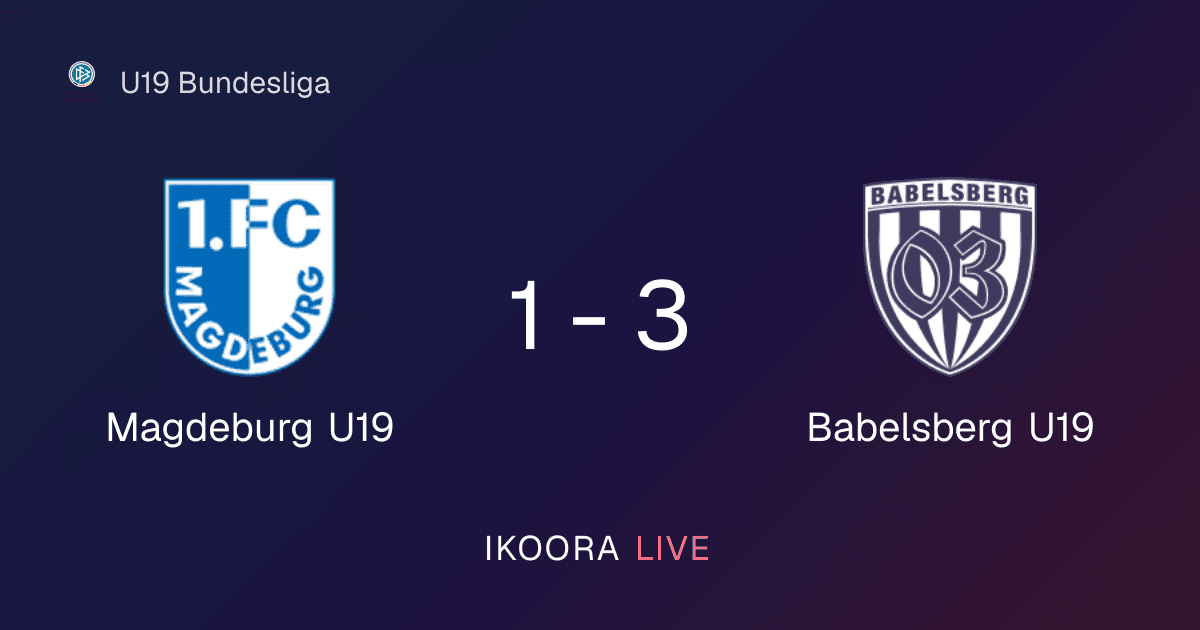 Match Report: Magdeburg U19 vs Babelsberg U19