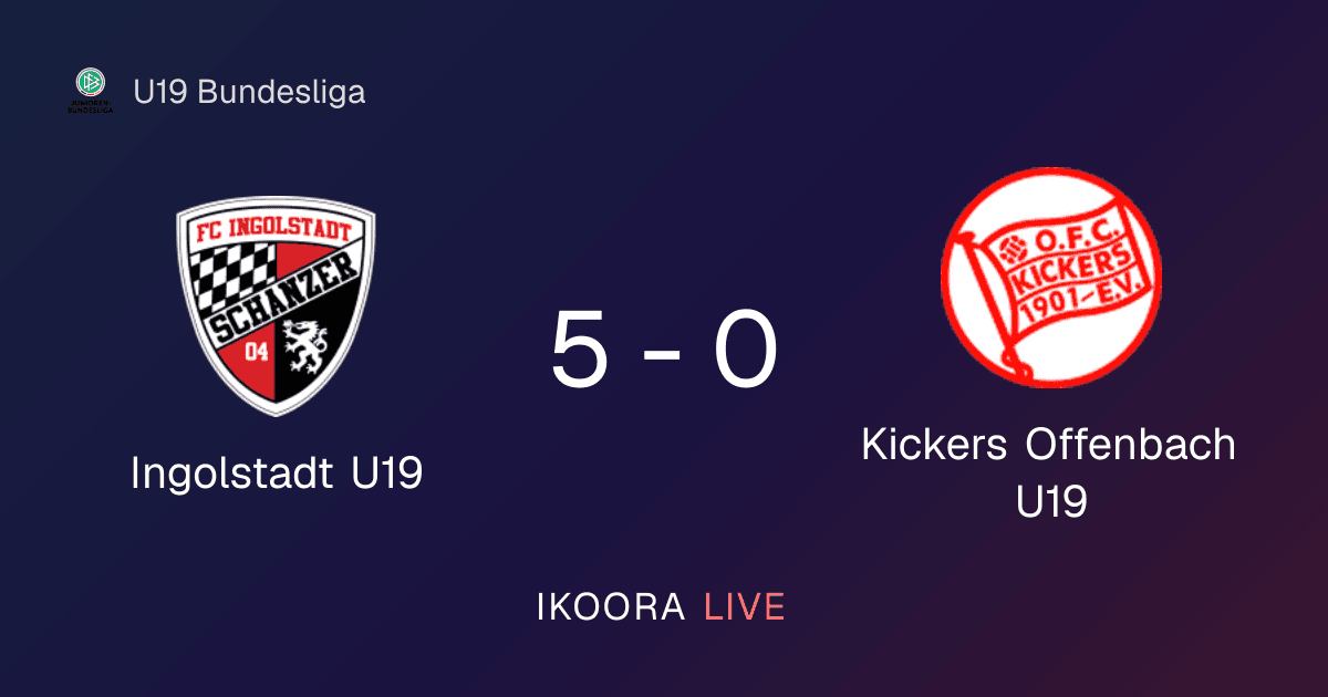 Match Report: Ingolstadt U19 vs Kickers Offenbach U19