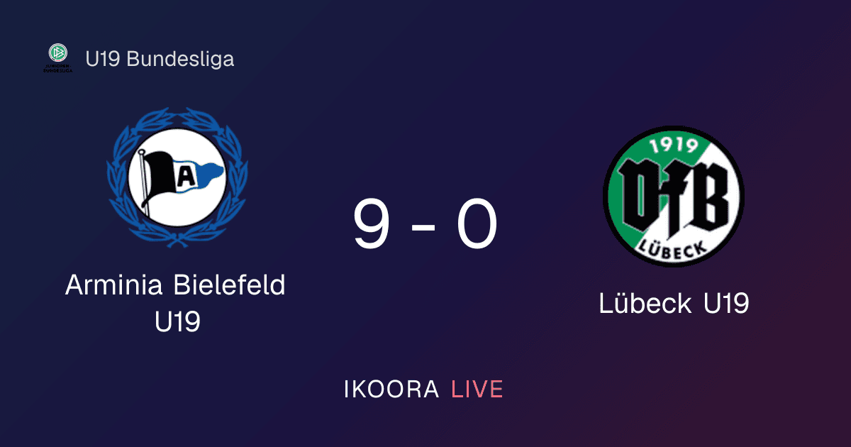 Match Report: Arminia Bielefeld U19 vs Lübeck U19