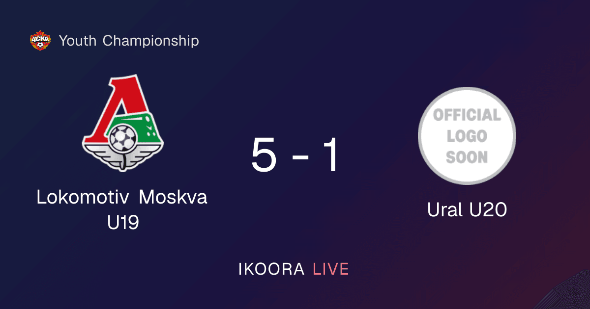 Match Report: Lokomotiv Moskva U19 vs Ural U20
