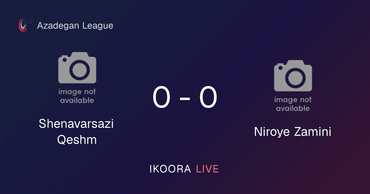 Match Report: Shenavarsazi Qeshm vs Niroye Zamini