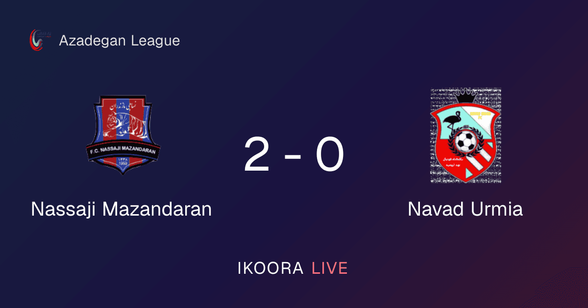 Match Report: Nassaji Mazandaran vs Navad Urmia