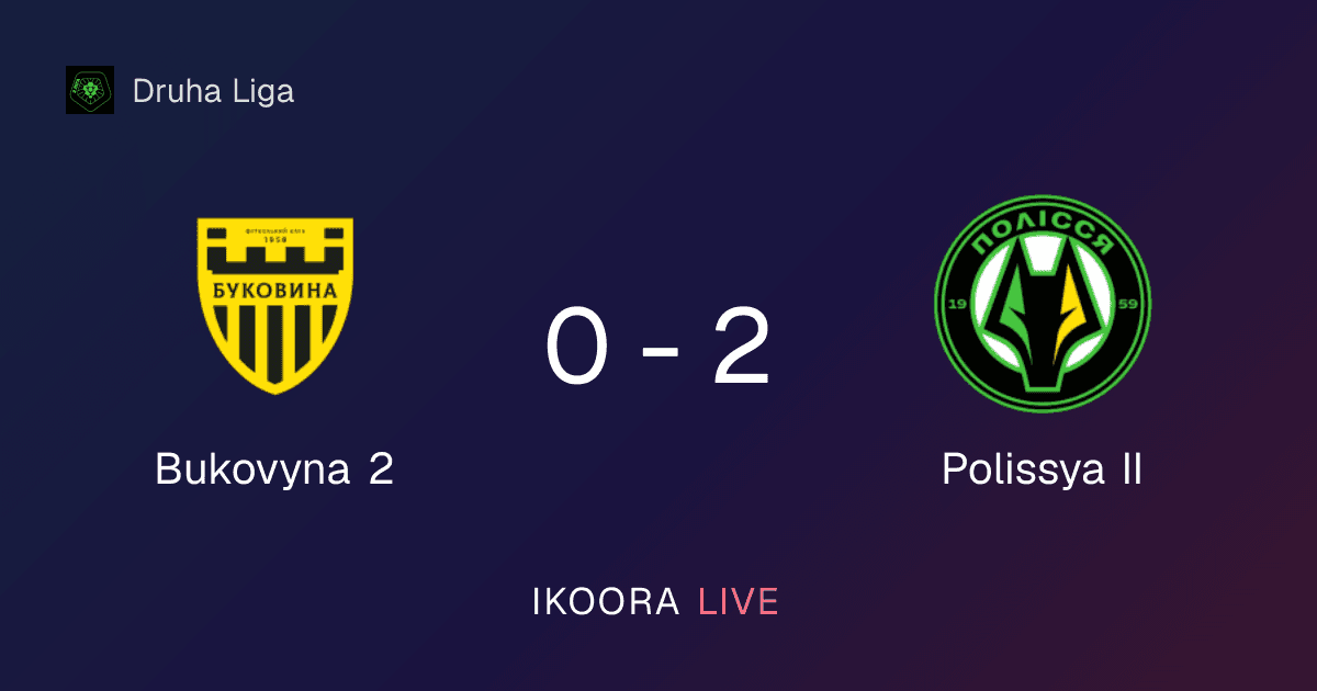 Match Report: Bukovyna 2 vs Polissya II