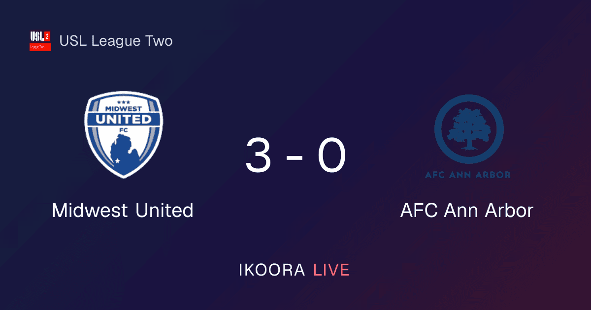 Match Report: Midwest United vs AFC Ann Arbor