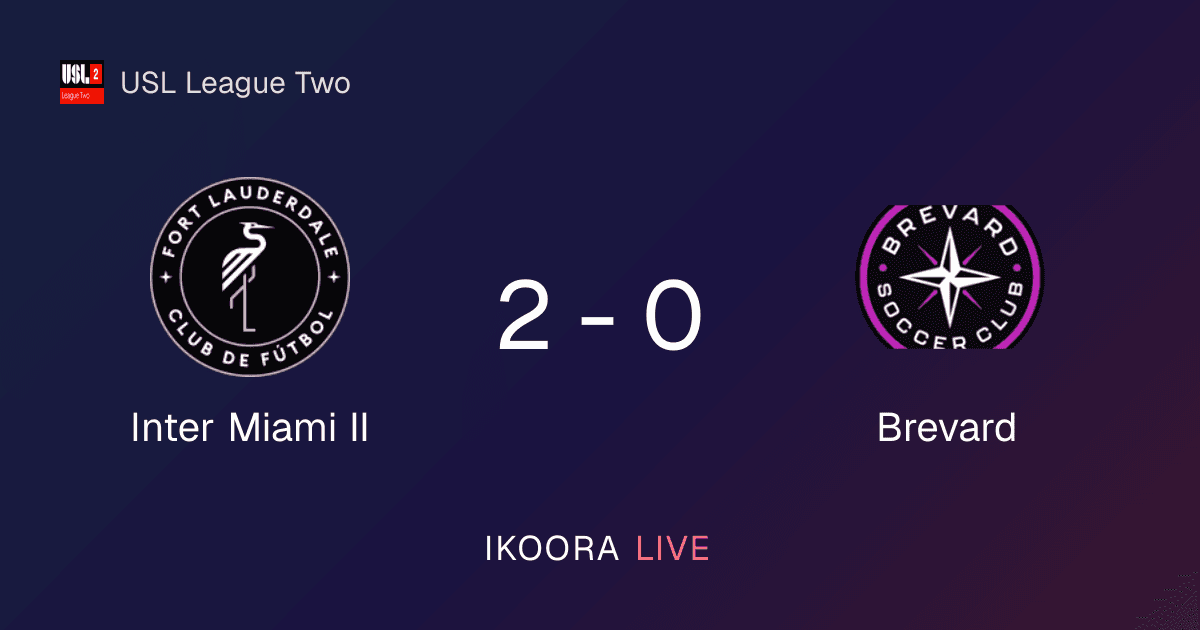 Match Report: Inter Miami II vs Brevard