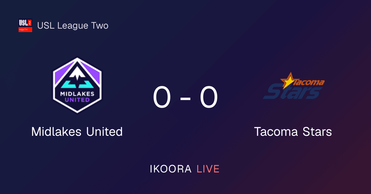 Match Report: Midlakes United vs Tacoma Stars