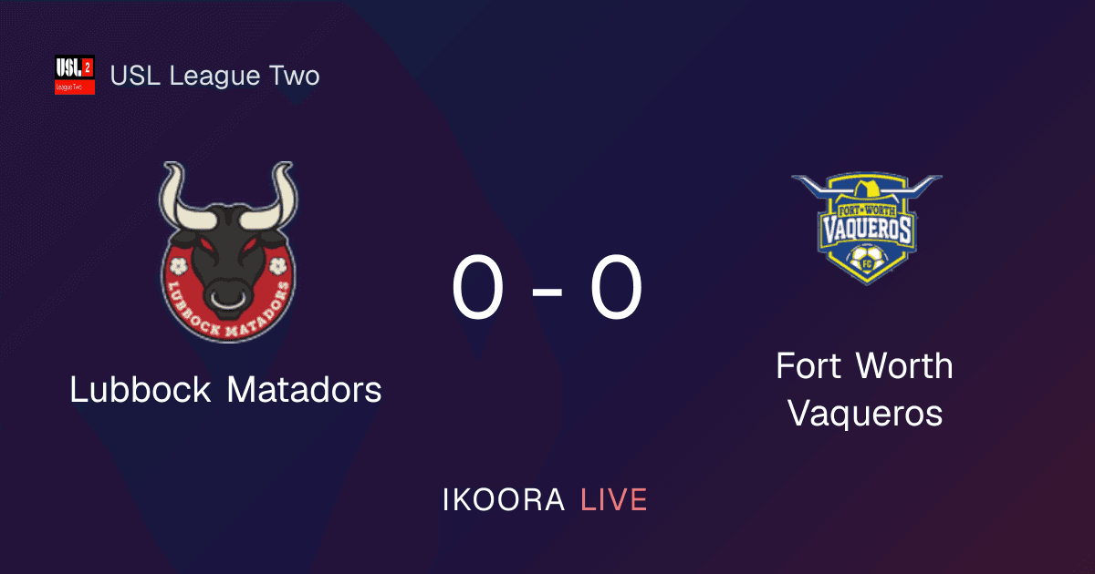 Match Report: Lubbock Matadors vs Fort Worth Vaqueros