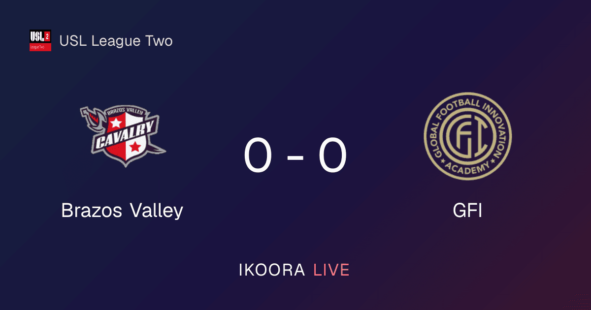 Match Report: Brazos Valley vs GFI