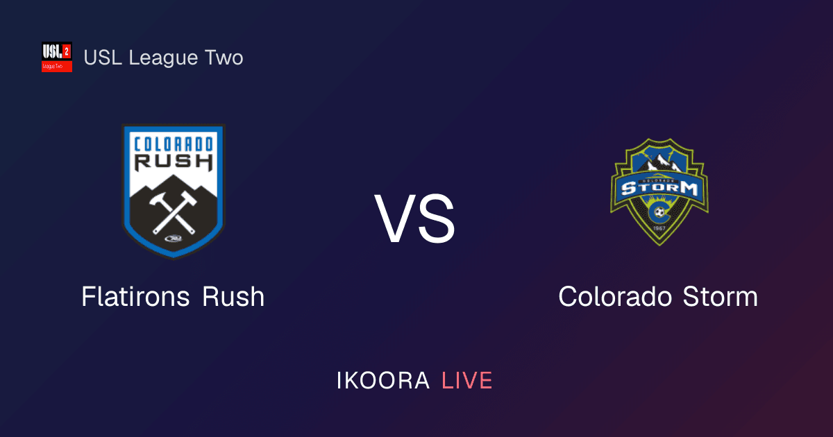 Live Preview: Flatirons Rush vs Colorado Storm