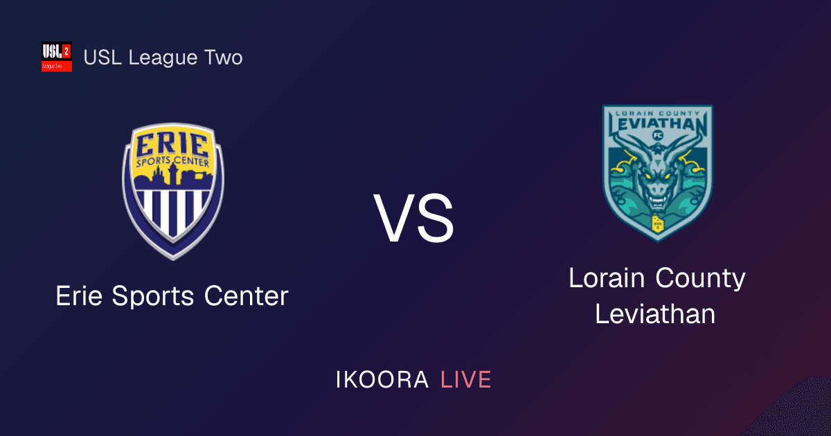 Live Preview: Erie Sports Center vs Lorain County Leviathan