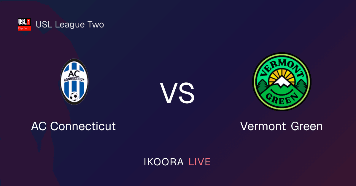 Match Preview: AC Connecticut vs Vermont Green