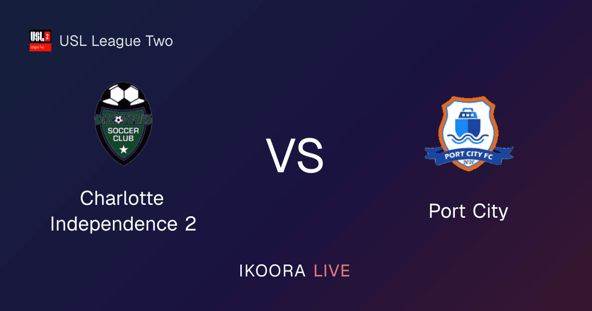 Match Preview: Charlotte Independence 2 vs Port City