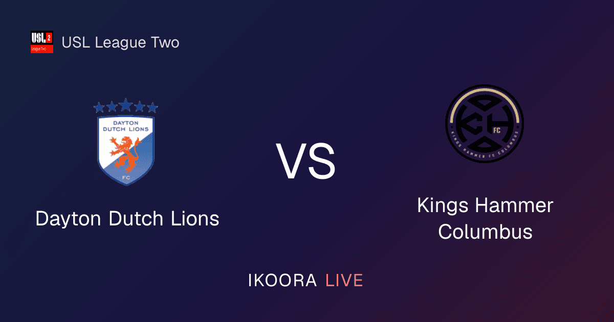 Match Preview: Dayton Dutch Lions vs Kings Hammer Columbus