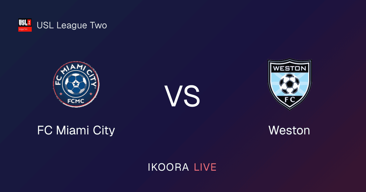 Match Preview: FC Miami City vs Weston