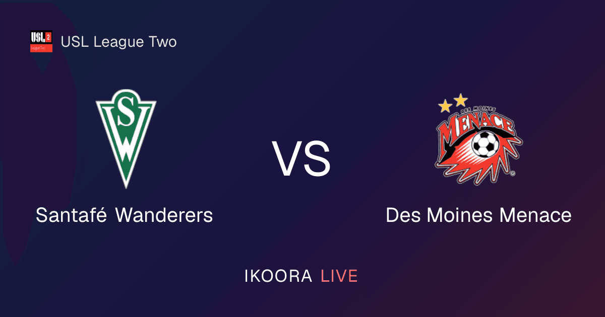 Match Preview: Santafé Wanderers vs Des Moines Menace