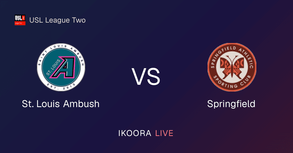 Match Preview: St. Louis Ambush vs Springfield