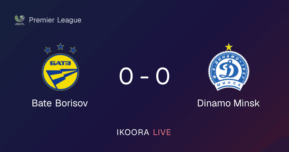 Match Report: Bate Borisov vs Dinamo Minsk