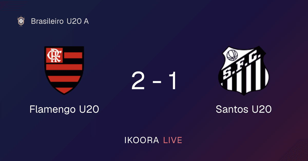 Match Report: Flamengo U20 vs Santos U20