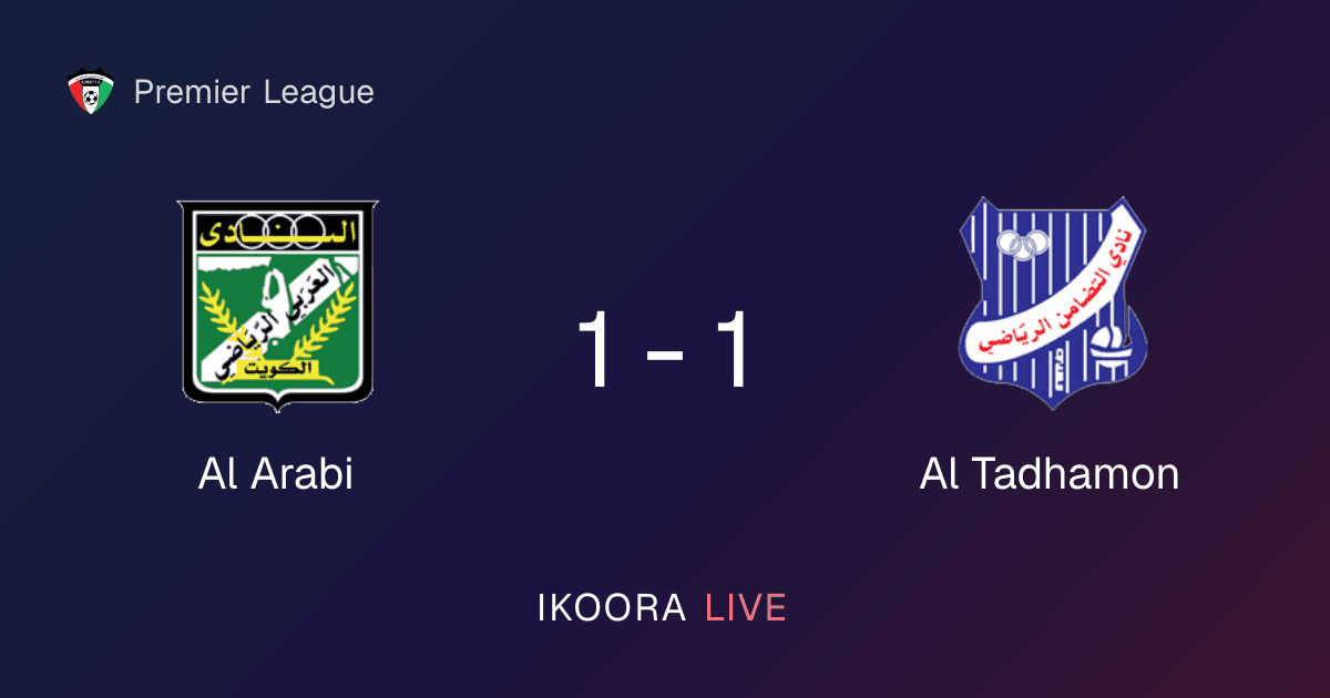 Match Report: Al Arabi vs Al Tadhamon