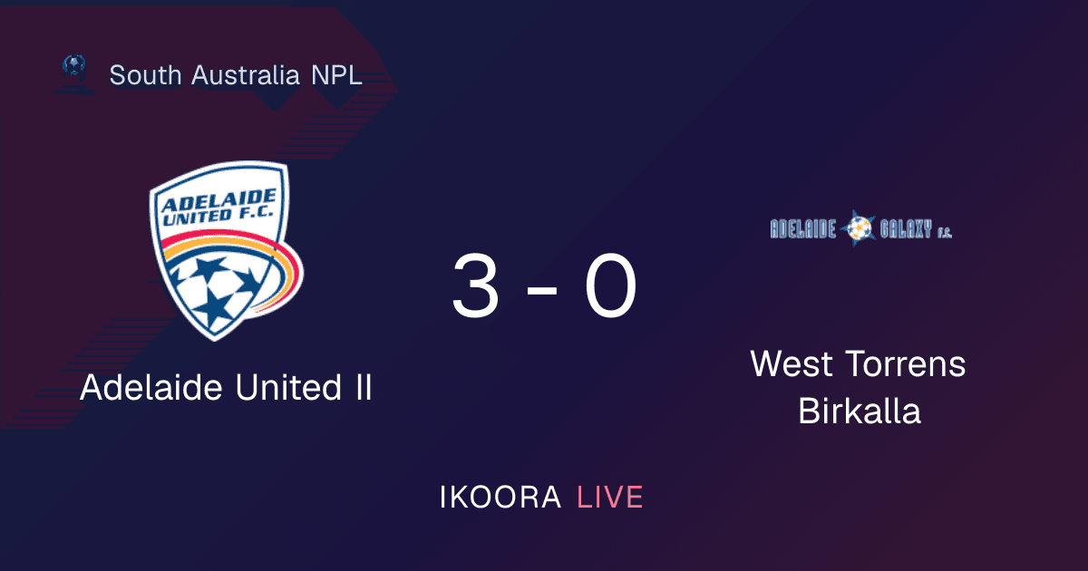 Match Report: Adelaide United II vs West Torrens Birkalla