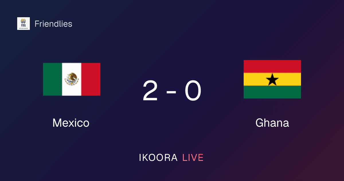 Match Report: Mexico vs Ghana