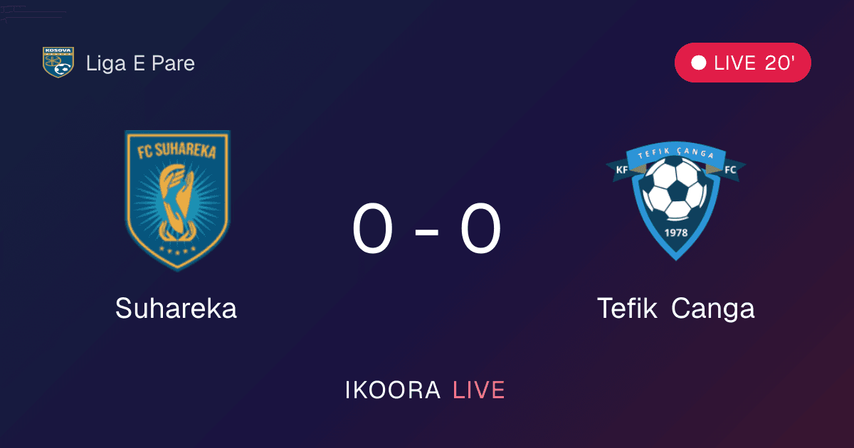 Live Preview: Suhareka vs Tefik Canga