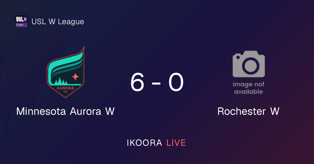 Match Report: Minnesota Aurora W vs Rochester W