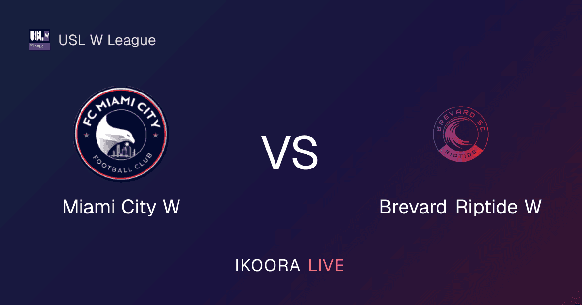 معاينة مباشرة: نادي مايامي سيتي W ضد بريفارد رiptide سيدات
