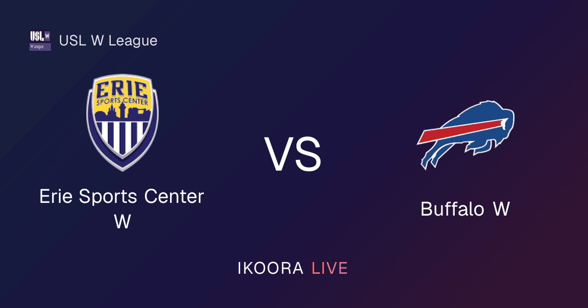 Match Preview: Erie Sports Center W vs Buffalo W