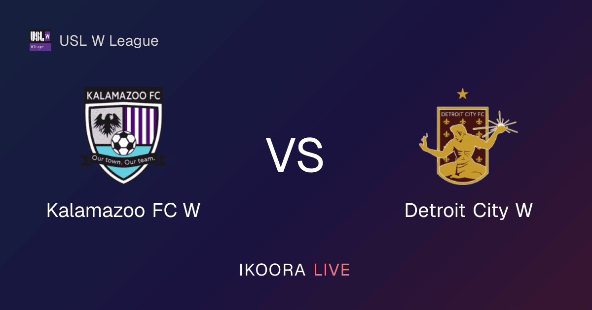 Match Preview: Kalamazoo FC W vs Detroit City W