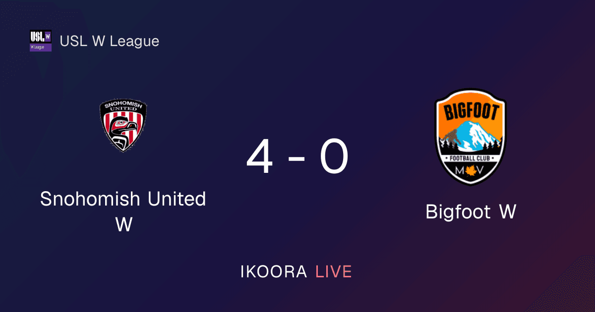 معاينة مباشرة: سโนهوميش يونايتد و ضد بيغ فوت س