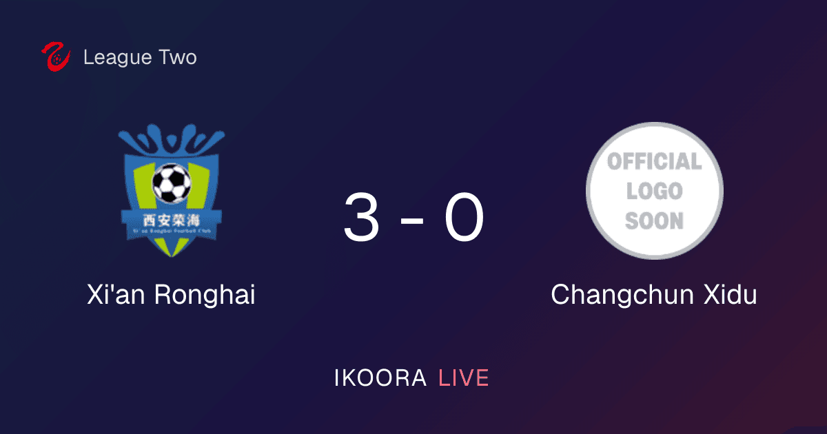 Match Report: Xi'an Ronghai vs Changchun Xidu