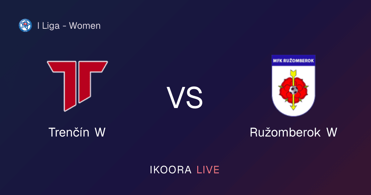 Live Preview: Trenčín W vs Ružomberok W