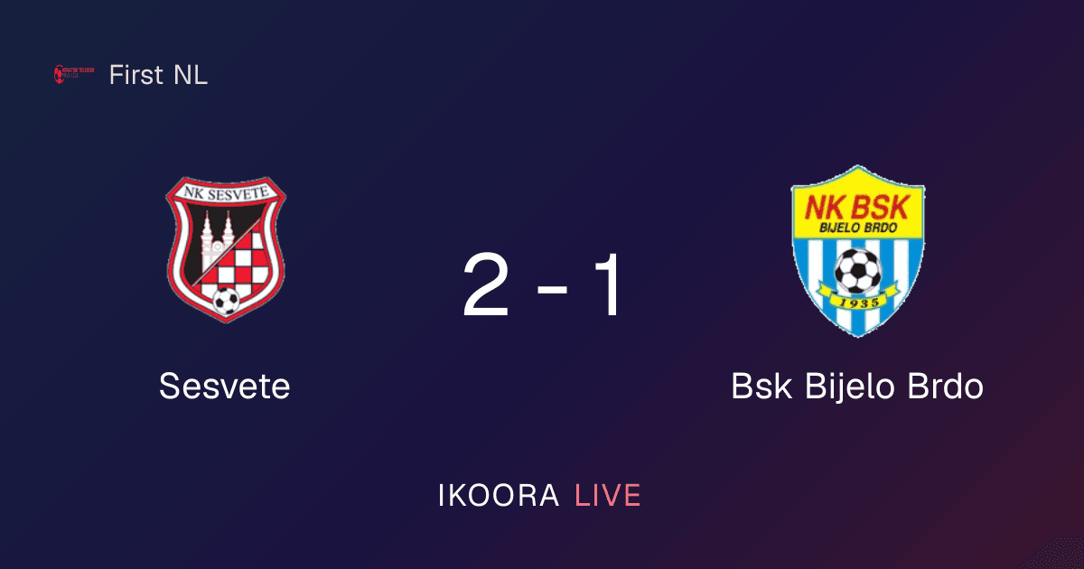 Match Report: Sesvete vs Bsk Bijelo Brdo