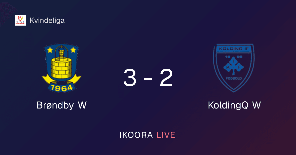 Match Report: Brøndby W vs KoldingQ W