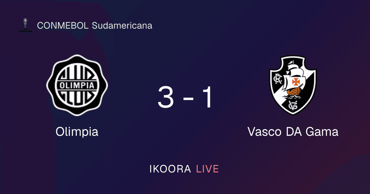 Match Report: Olimpia vs Vasco DA Gama