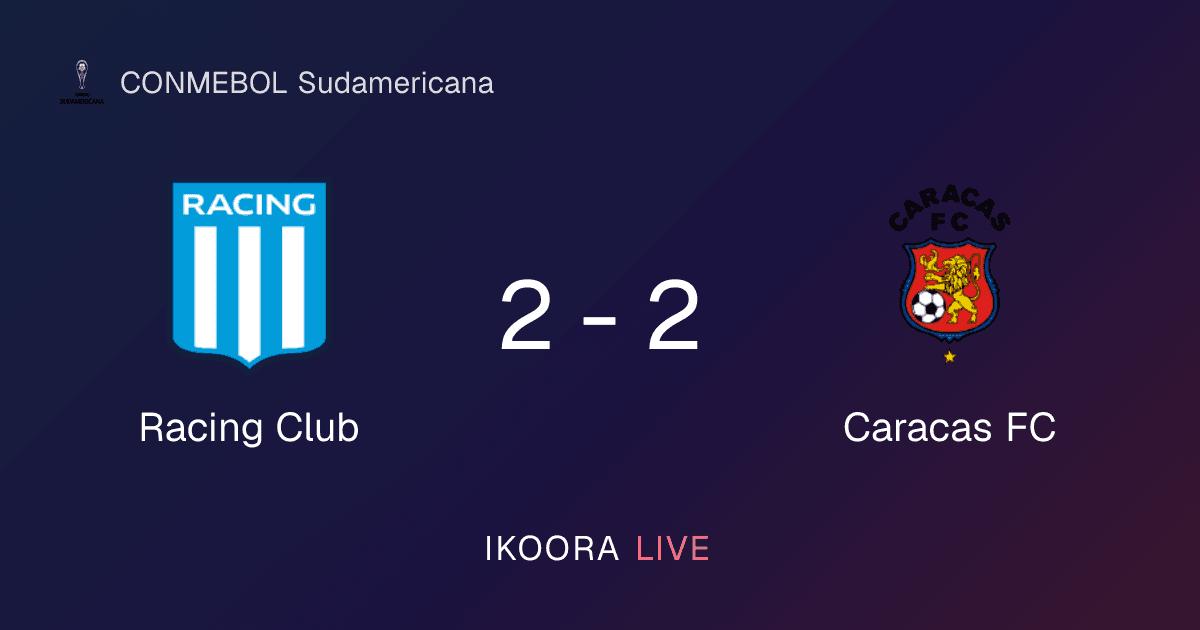 Match Report: Racing Club vs Caracas FC
