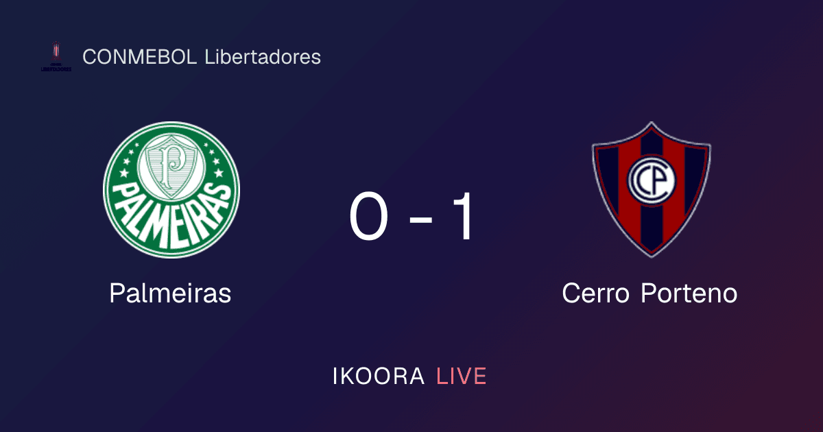 تقرير المباراة: Palmeiras ضد Cerro Porteno