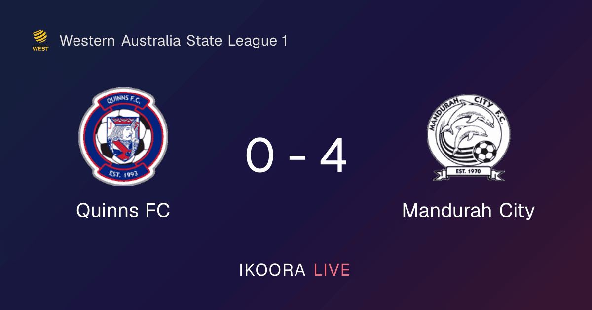 Match Report: Quinns FC vs Mandurah City