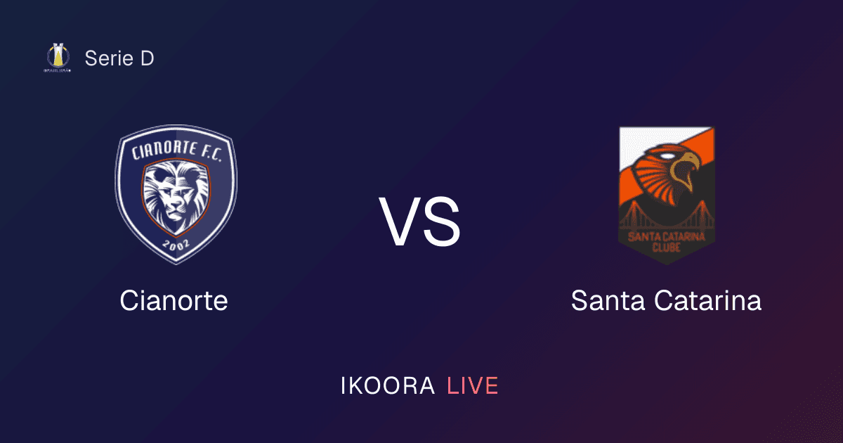 Live Preview: Cianorte vs Santa Catarina