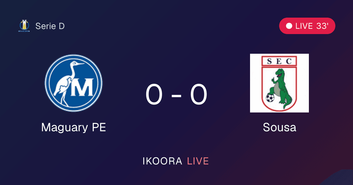 Live Preview: Maguary PE vs Sousa