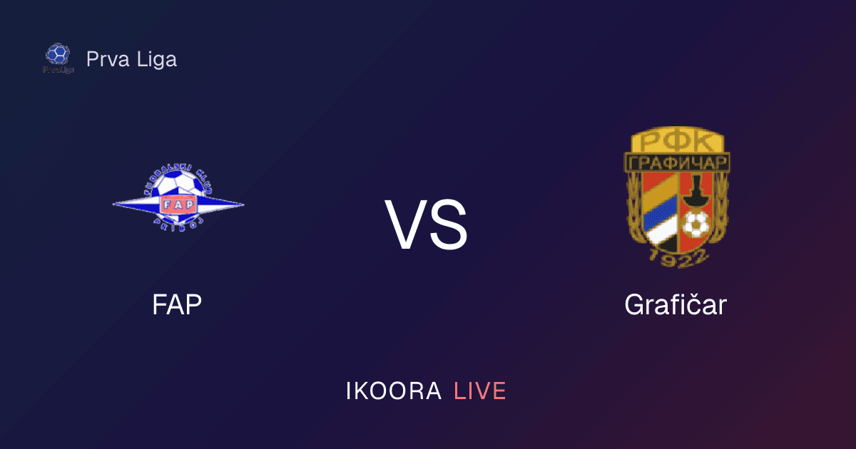 Live Preview: FAP vs Grafičar