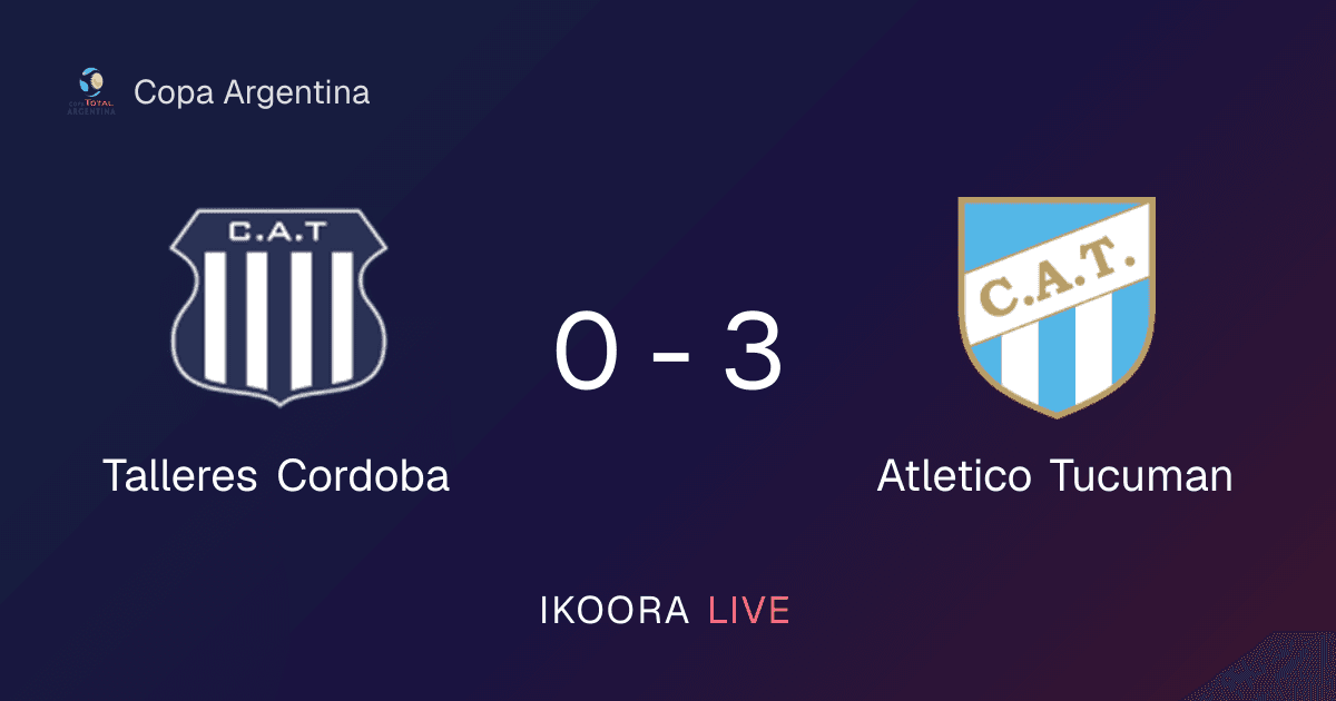 Match Report: Talleres Cordoba vs Atletico Tucuman