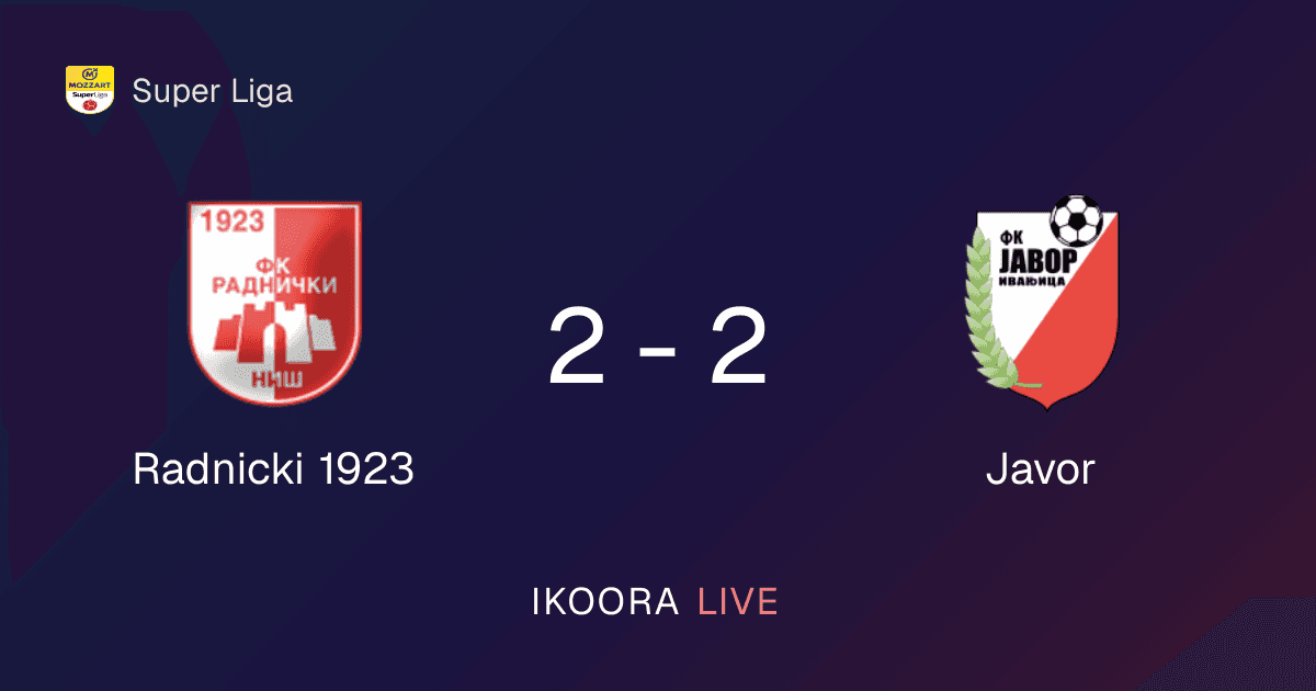 Match Report: Radnicki 1923 vs Javor