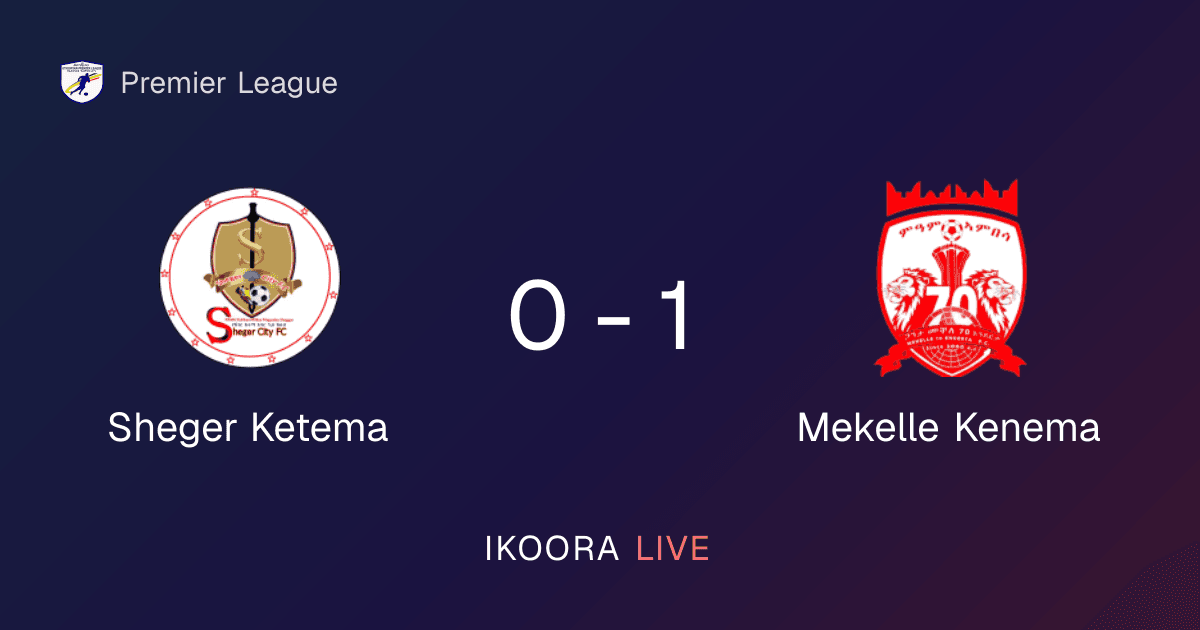 Match Report: Sheger Ketema vs Mekelle Kenema