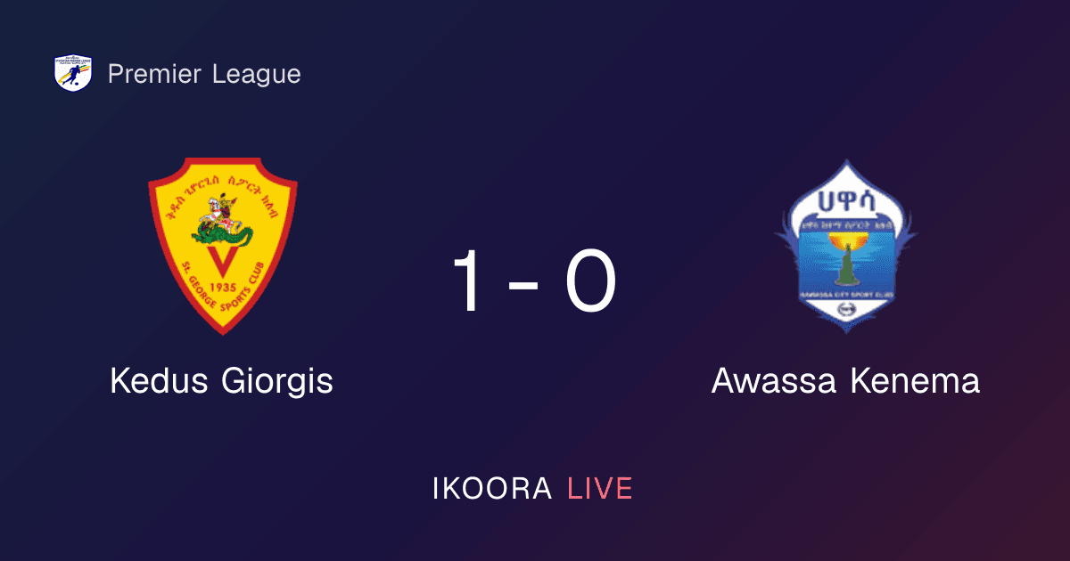 Match Report: Kedus Giorgis vs Awassa Kenema