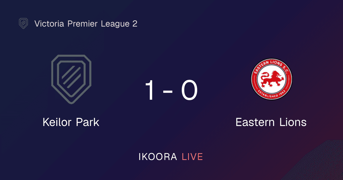 Match Report: Keilor Park vs Eastern Lions