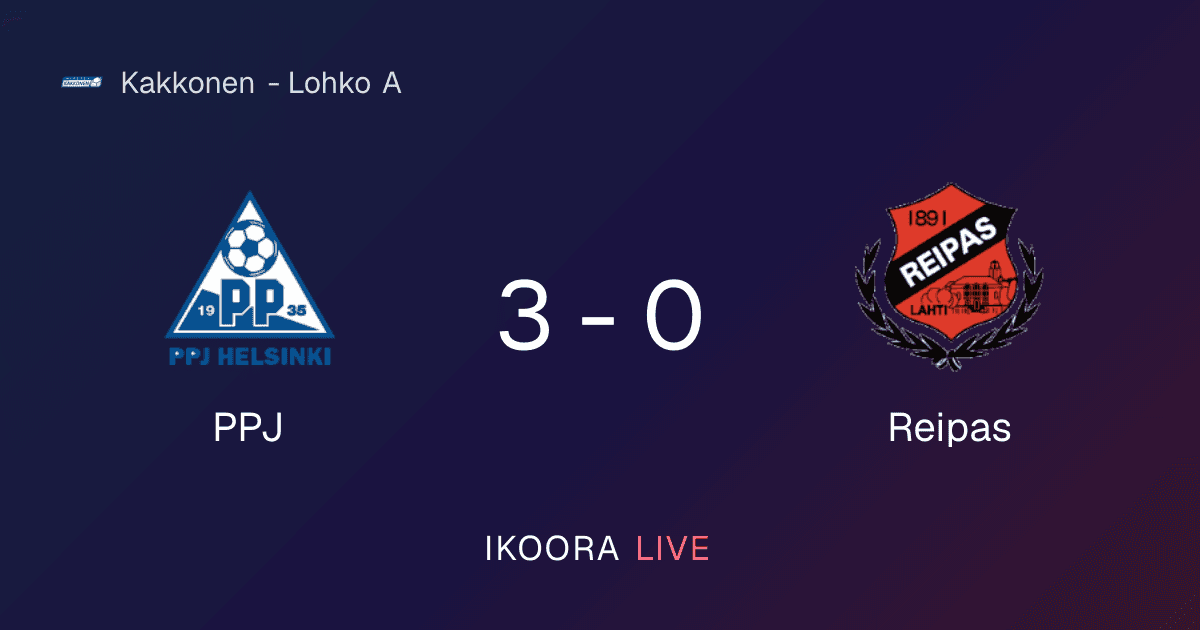 Match Report: PPJ vs Reipas